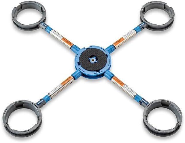 Bench Cookies Link System w/Cookie Grippers - Expandable Telescopic Extension Arm Rings for Secure Lock Fitting - Secure & Stable Grip Block Link System - Ideal Woodworking Tool for Finishing Tasks