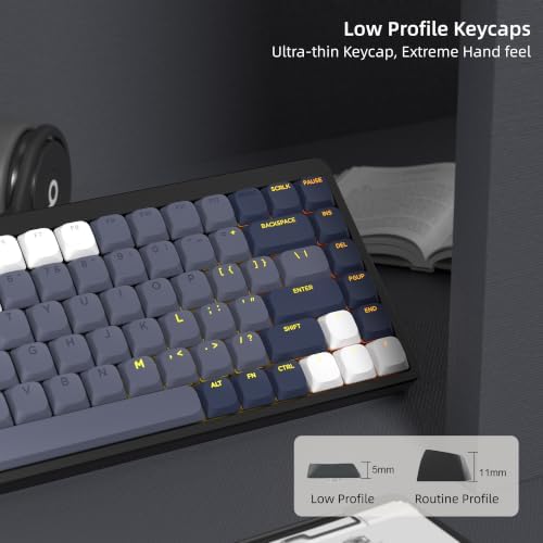 Womier Low Profile Keycaps - PBT Shine Through Keycaps - 3