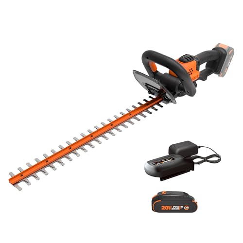 20v Worx Hedge Trimmer Lowes WORX 40-Volt 22-in Dual Cordless