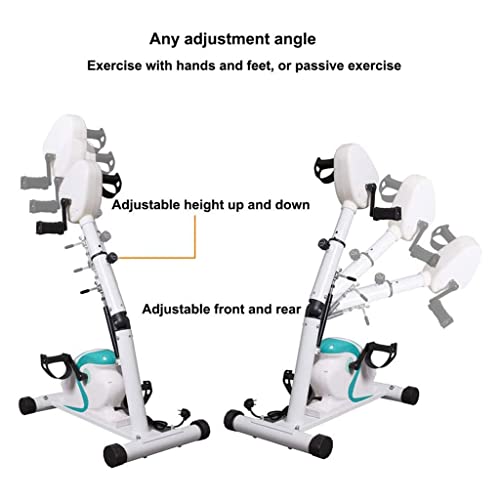 Image of Electric Rehabilitation Exercise Bike with LCD Display, Portable Pedal Exerciser for Elderly and Disabled Rehabilitation Training