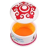 CONGARTENO Mongolische Yurt Schmuckbox aus Kunstleder Traditionelles Aufbewahrungsstück mit Ethnischem Design als Schmuckkasten und Dekoration für Zuhause und Mongolisches Restaurant