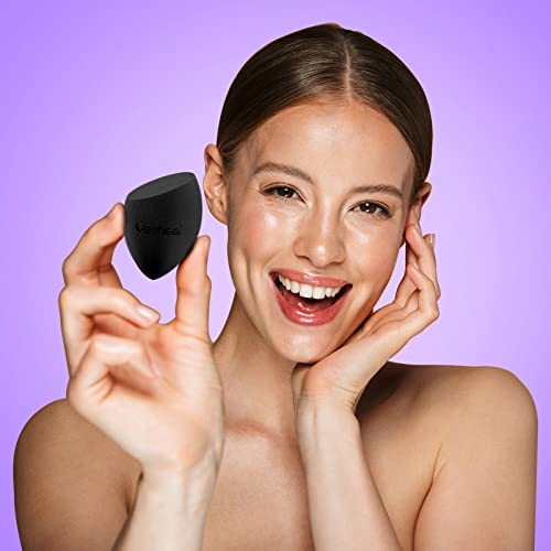 Miniatura 9 de Juego de esponjas de maquillaje de 2 piezas, licuadora de maquillaje sin látex para base, esponjas de maquillaje en forma de huevo, esponjas de