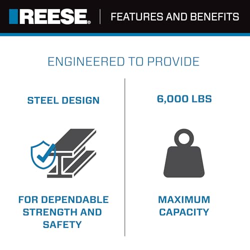 Reese Towpower 7008300 Anhängerkupplungskugel, Chromstahl, klein, 5,1 cm