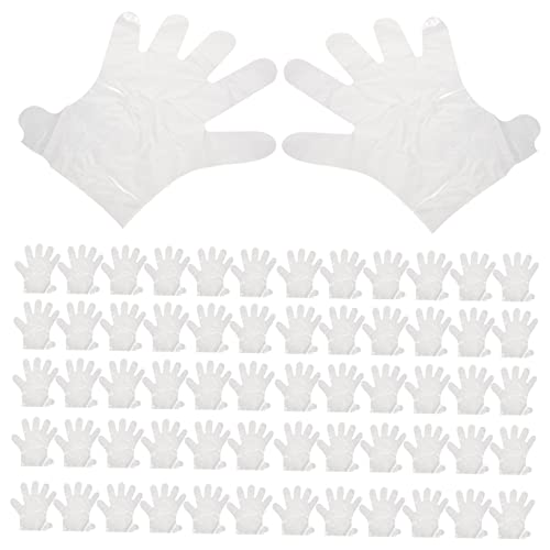 Sosoport 300pcs Household Gloves BBQ Gloves for Dishwashing for Grilling Strong Grip Kitchen Outdoor Use