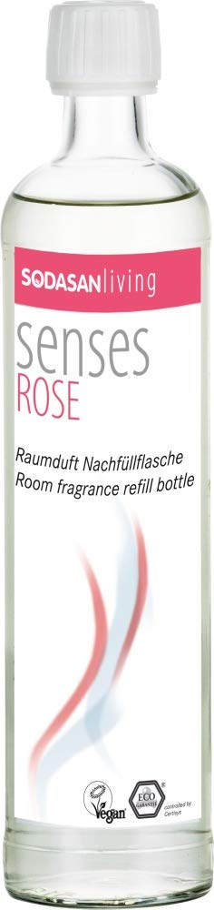 Sodasan Bio Raumduft senses Rose Nachfüller (6 x 500 ml)