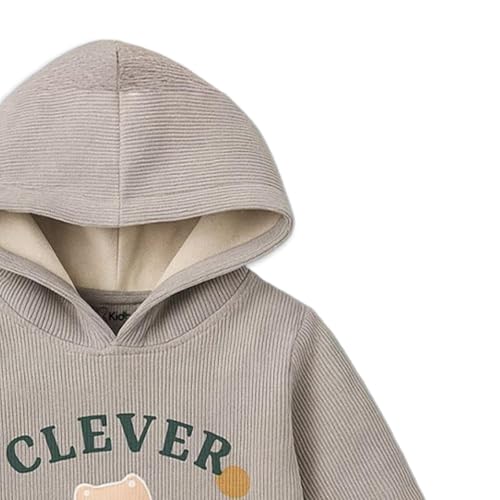 Image of Kidbea Premium Organic Cotton Unisex Baby Winterwear Co-ord Set | Soft, Warm & Classy Outfit for Boys & Girls | Warm & Cozy Fit for Infants kids