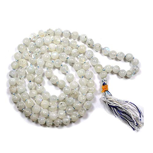 Image of Reiki Crystal Products Natural Reiki Feng-Shui Mala Necklace 6 mm Crystal Stone 108 Bead Jaap Mala for Men and Women