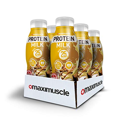 Maximuscle Protein Milk RTD Shake, 330 ml, Banoffee, Pack of 6