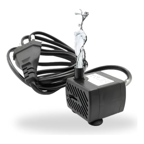 Bomba Submersa para Aquário, Fontes e Bebedouros Pet – Bivolt, 200 L/H, Silenciosa, Econômica e com Elevação de até 60cm