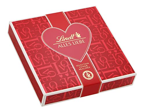 Lindt Schokolade Emotionale Geschenke | 3 x 80g (3 Varianten)| 8 Pralinés je Packung, Sorten: Marc de Champagne, Coeur à L'Orange, Nuss Nougat, Orangen-Marzipan| Pralinengeschenk | Schokoladengeschenk