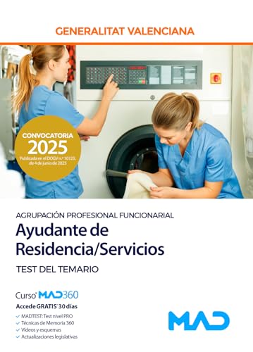 AYUDANTE DE RESIDENCIA;SERVICIOS TEST
