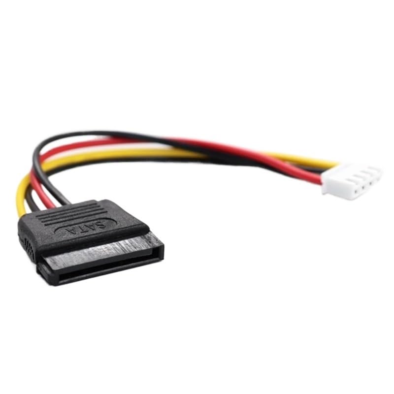 Adaptador de alimentación ITX FDD Floppy 4Pin a SATA 15Pin miniatura 5