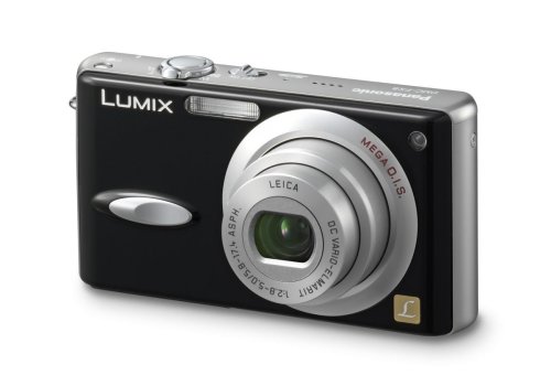Panasonic Lumix DMC-FX8 Appareil-photo compact 5MP 1/2.5' CCD (dispositif à transfert de charge) 2560 x 1920pixels Noir - Appareils photos numériques (5 MP, 2560 x 1920 pixels, 1/2.5', CCD (dispositif à transfert de charge), 3x, Noir)