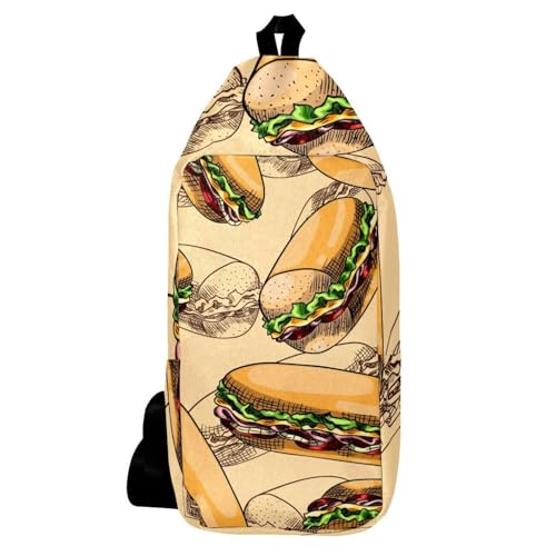 Sac à dos à bandoulière pour nourriture rapide léger et compact