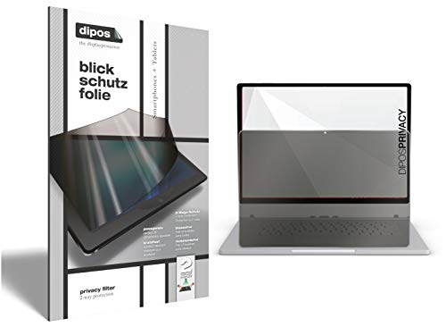 I 2-Wege Blickschutzfolie kompatibel mit Microsoft Surface Book 2 (Im Querformat) I Sichtschutz-Folie Display-Schutzfolie Privacy-Screen -
