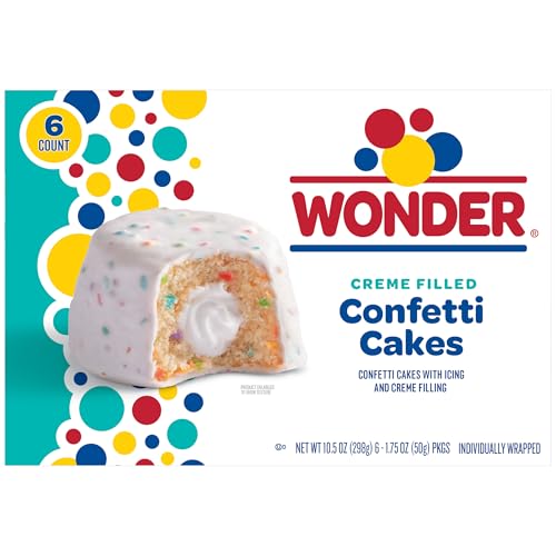 Wonder 6ct Confetti Cakes 13oz Multipack