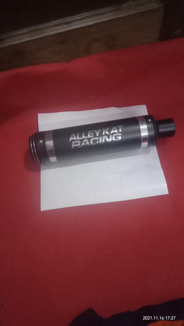 Alleykat Universal Bike Silencer Stainless Steel Slipon Exhaust