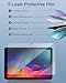 YAJOJO 2 pack Screen Protector for CWOWDEFU C18 Android 14 Tablet 10.1-inch, 9H Hardness Tempered Glass for CWOWDEFU C18 Tablet Anti-Scratch, Bubble Free, HD Clarity