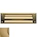 Baldwin 0015033 Letter Box Plate, Vintage Brass