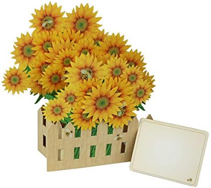 TIMMOR MAGIC 3D Pop Up cards Sunflower Gifts for Women Birthday Cards Mom Cards Greeting Cards (Sunflower)