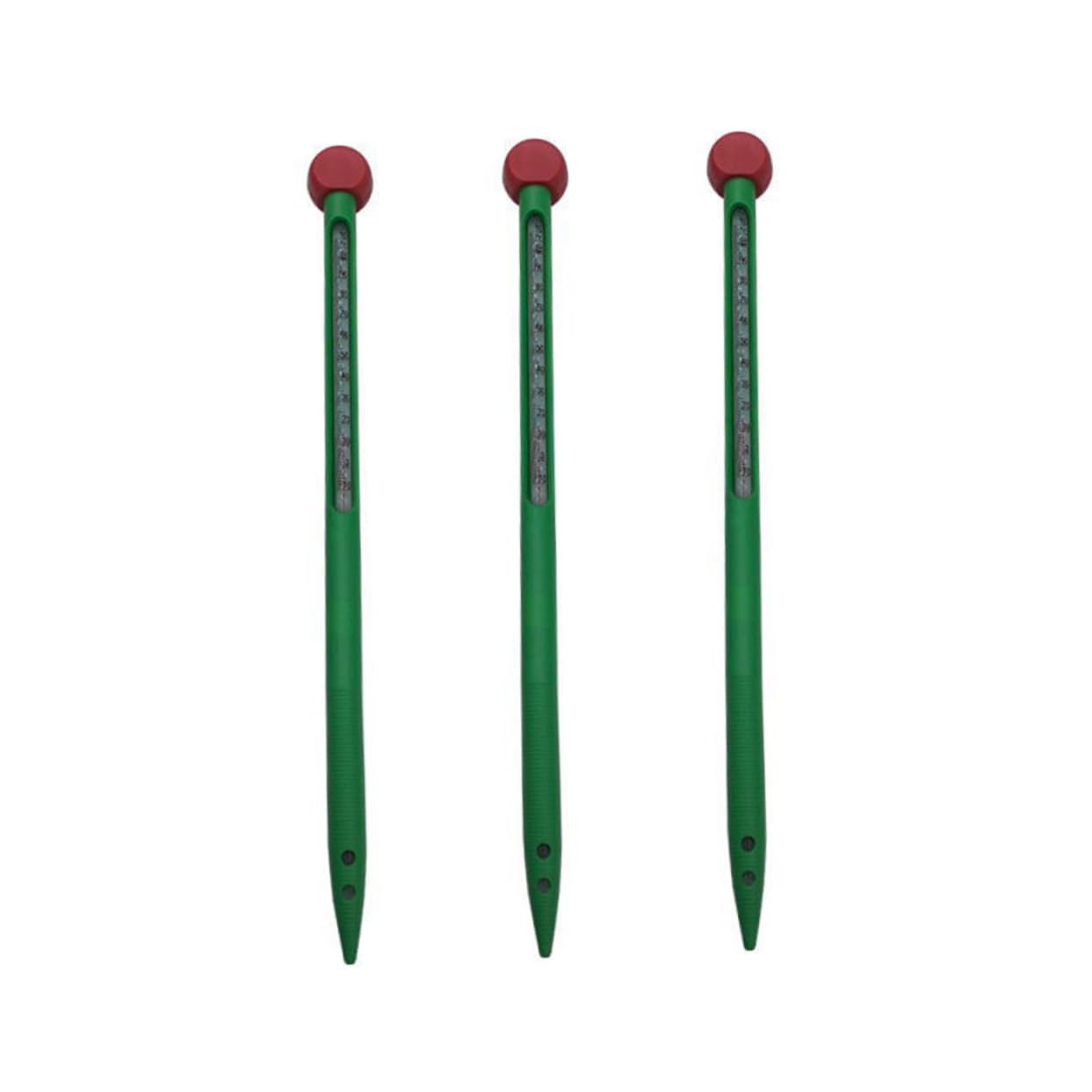 SOLUSTRE 3pièces Thermomètre avec Thermomètre à Tige Intégré pour Jardinage Température Sol pour Utilisation Extérieur