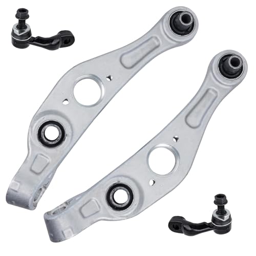 Image of Detroit Axle - AWD Front End Control Arms Kit for 2005-2006 INFINITI G35 [X Models], 2 Lower Forward Control Arms Assembly 2 Stabilizer Sway Bar End Links Replacement - 4pc Set