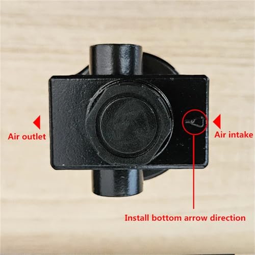 Régulateur de pression BR3000 G3/8 mini pour compresseur avec manomètre PC8 - 4