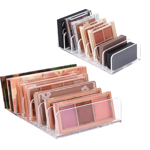 Furforstk porta trucchi organizer da bagno 2 pezzi organizzatore trucchi con 7 scomparti organizer trucchi bagno, contenitori trucchi, organizer cosmetici per camera da letto Vanity Toeletta Armadio