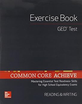 Paperback Common Core Achieve, GED Exercise Book Reading and Writing Book