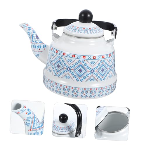 Bouilloire émail Mipcase pour café et thé - Set de 2 pièces de cuisine - 7