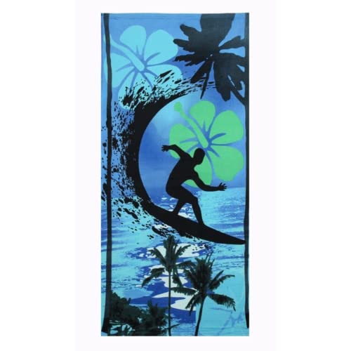 Ailaikei Serviette de plage 90 x 180 cm - Serviette de bain - Serviette imprimée - Tortue de mer - En velours éponge - Facile d'entretien (4,70 x 140 cm) Cover