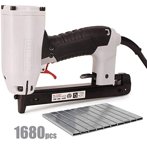Electric Staple Gun Kit, KeLDE UL Certified 120V Power Carpet Stapler and Staples