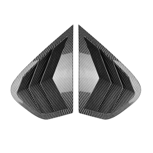 Persiennes de vitre latérale arrière pour X6 E71 E72 2008-2014 finition carbone