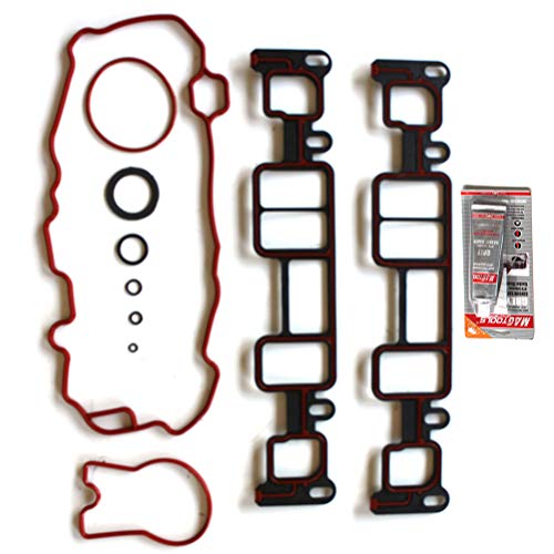 Image of Intake Manifold Gasket Fit for Chevrolet Astro 4.3L,for GMC C1500 4.3L,for Isuzu Hombre 4.3L,for Oldsmobile Bravada 4.3L Replace MS95817,IG3129