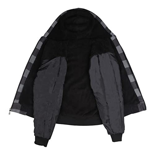 Image of Gary Com Heavyweight Sherpa Hoodies for Men, Thick Fleece Lined Full Zip Up Winter Warm Sweatshirts Work Jackets