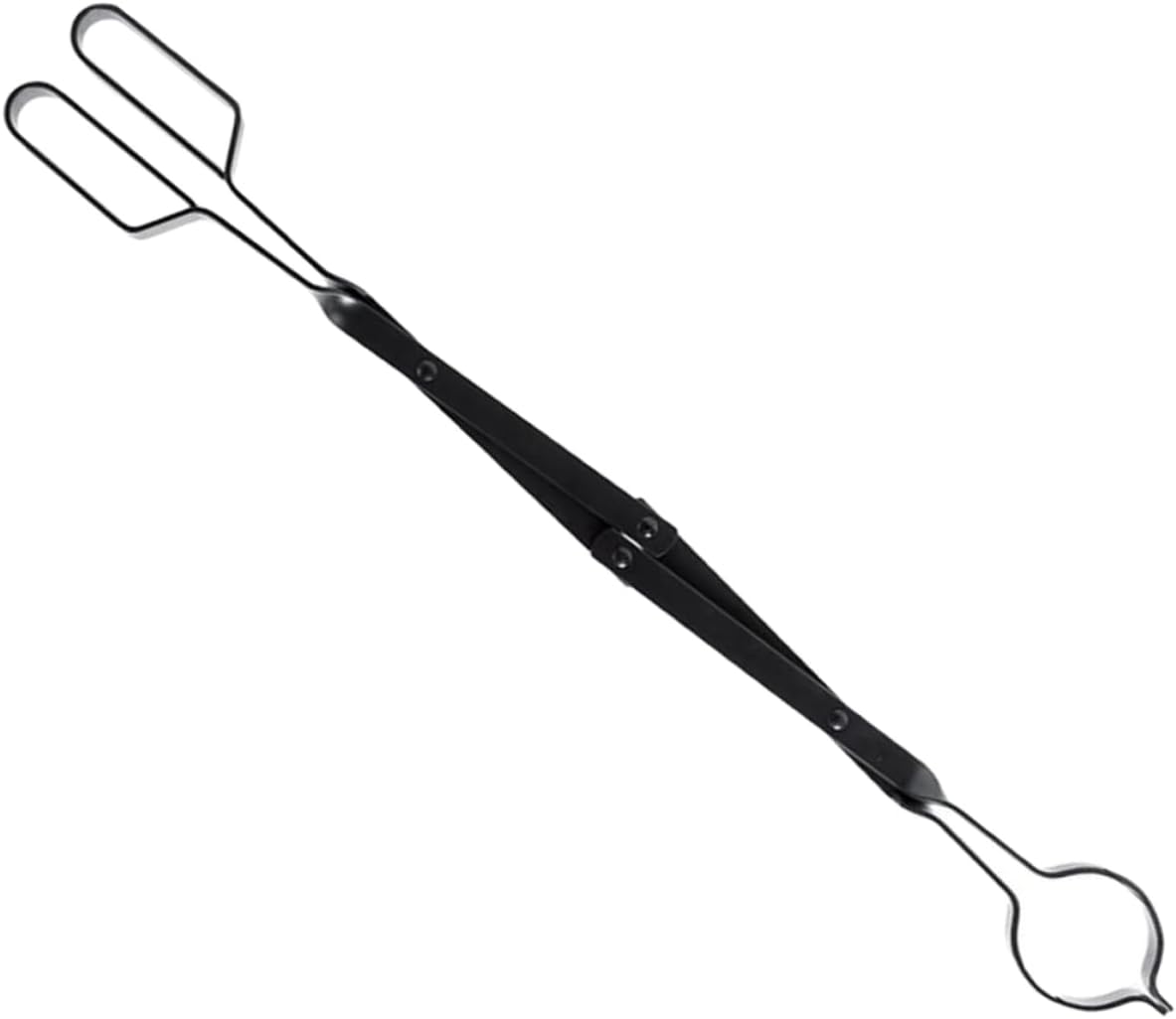 Holibanna Folding Firewood Tong Portable Metal Log Grabber for Use Practical Fireplace Tool for Cooking Grilling and Camping Strong Grip and Safe Operation