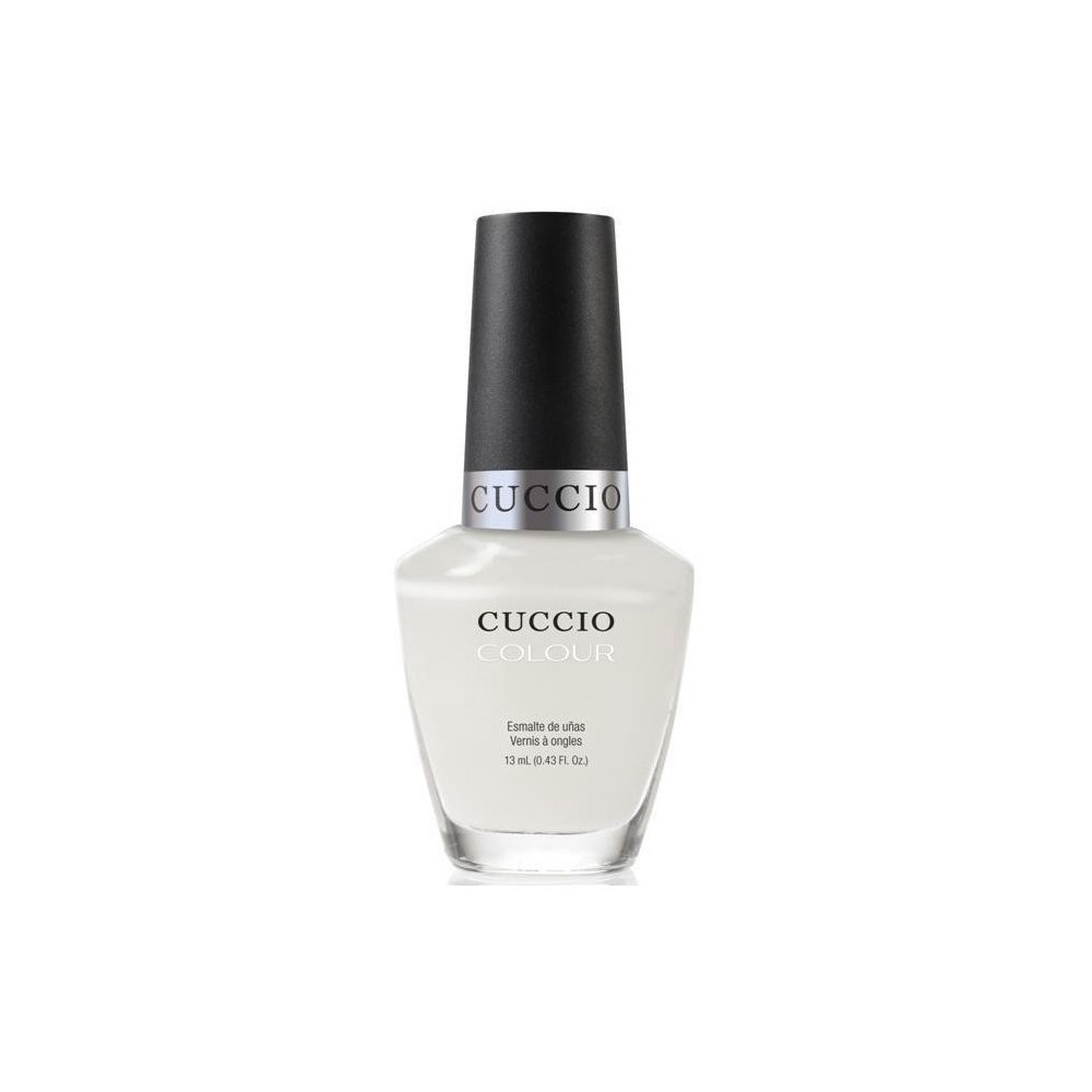 Cuccio Verona Lace | Colour Bright White | 13ml | Long Lasting, Glossy, Vegan | Parben Free | No Yellowing | FREE from harmful Chemicals - White
