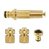 Un conector hembra de latón macizo de 1/2 "