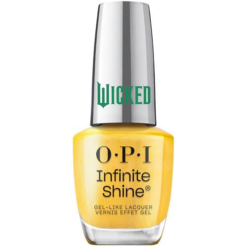 OPI Infinite Shine - Colección Wicked - Esmalte de Uñas de Larga Duración, Hasta 11 Días, Brillo Duradero - Yellow Brick Road, 15ml