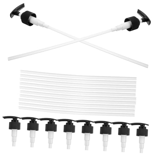 GALPADA 10 Stück 28mm Seifenspenderpumpe Aus Kunststoff Ersatz Lotionspumpe Für Shampoo Seife Und Lotion Passend Für Reiseflaschen Selbstgemacht Mit Zuschneidbarem Schlauch