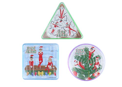 Labyrinthe de Noël mini lutins Henbrandt pour garçons et filles - Lot de 10 jeux