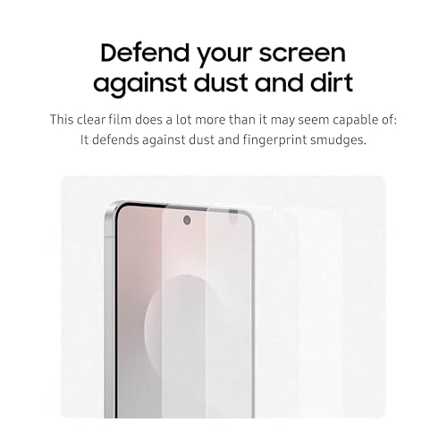 Image of Samsung Galaxy S25 Edge Anti-reflecting Film, Phone Screen Protector, Increased Visibility, Dust and Fingerprint Protection, Anti-Scratch, EF-US937CTEGUS, Transparent