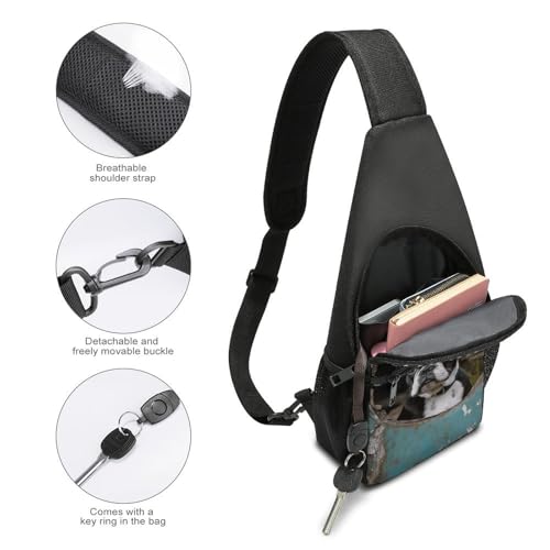 Morrales ligeros tipo bandolera para trekking y viaje miniatura 4
