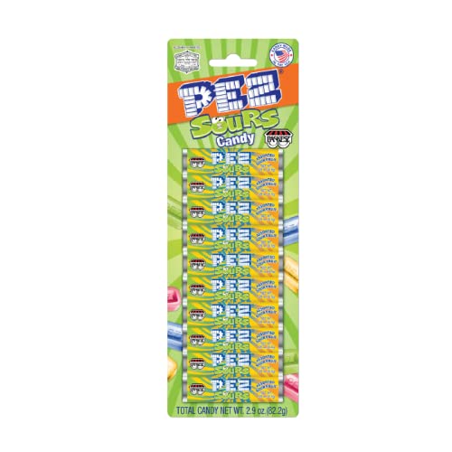 Vista 2 de Only Kosher Candy Paquete de 10 repuestos de Pez con sabor a fruta surtido, caramelo de fruta certificado Kosher, Kosher Parve, sin gluten, sin