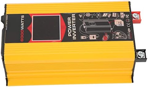 DOACT Power Inverter, Dual USB Cooling Fan Intelligent Temperature Control 12V to 110V Solar Power Inverter LCD Display for Truck