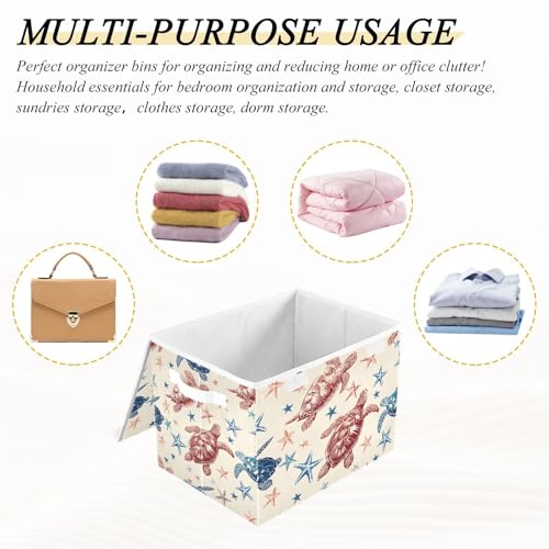 Boîtes de rangement pliables ocean Mnsruu paniers de placard