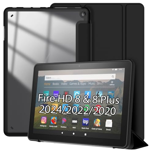 Amazon.co.jp: Hianjoo Fire HD 8 2024/2022/2020年発売 対応 ケース