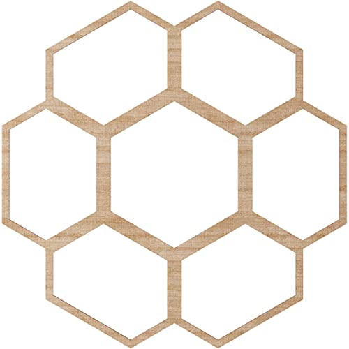 Image of Ekena Millwork 40 inchOD x 17 1 /8 inchID x 1 /4 inchT Florin Wood Fretwork Pierced Ceiling Medallion, Alder