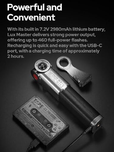 Ficha técnica Godox Lux Master Retro TTL HSS Flash de cámara pantalla táctil sincronización inalámbrica batería integrada sistema X inalámbrico de 2.4 G compatible - Fernando Cortés