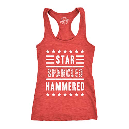 Débardeur fitness femme décontracté humour Star Spangled
